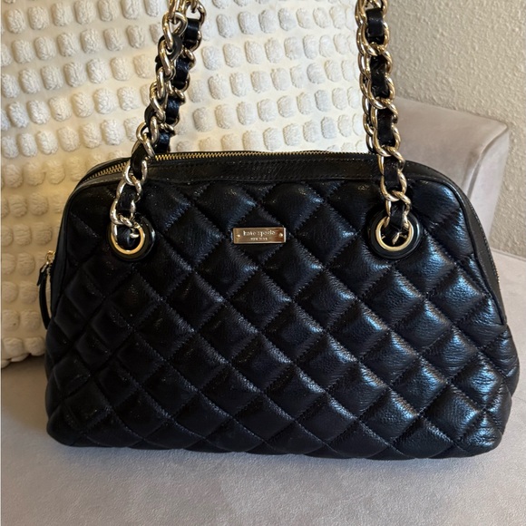 Kate Spade Black Quilted Shoulder Bag - Picture 2 of 7